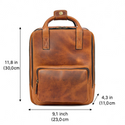 Tolredo Richmond City Leather Backpack – Unisex & Handcrafted