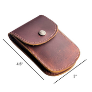 Handmade Leather Belt Holster – Rugged EDC Pouch
