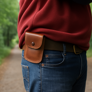 Handmade Leather Belt Holster – Rugged EDC Pouch