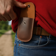 Handmade Leather Belt Holster – Rugged EDC Pouch