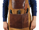 Leather Suede Apron - ( AP - 18 )