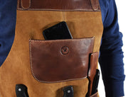 Leather Suede Apron - ( AP - 18 )