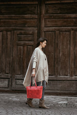 Leather Myra Tote Bag