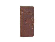 Genuine Leather Fishing Logbook