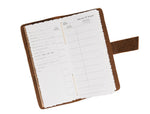 Genuine Leather Fishing Logbook