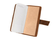 Genuine Leather Fishing Logbook