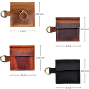 Tolredo Handcrafted Leather Ring Case – Midnight Noir