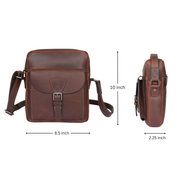 Voyager Leather Messenger – Stylish European Cow Leather
