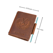Premium Leather Golf Logbook