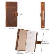 Genuine Leather Recipe Logbook