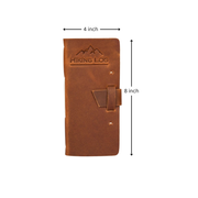 Genuine Leather Hiking Logbook