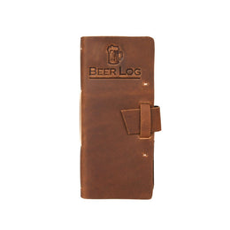 Genuine Leather Beer Logbook