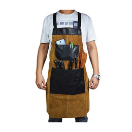 Toledo Leather Suede Apron