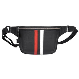Striped Leather Fanny Bag  ( MB-234 )