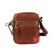 Leather Flight Crossbody Bag – Stylish & Travel Ready