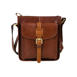Leather Flight Crossbody Bag – Compact & Stylish Carry