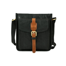 Leather Flight Crossbody Bag – Compact Design
