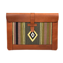 Vintage bohemian Leather Mac Book Sleeve