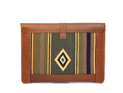 Vintage bohemian Leather Mac Book Sleeve