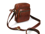 Leather Flight Crossbody Bag