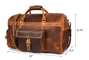 Souris Leather Travel Bag