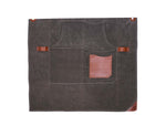 Fremont Leather Canvas Apron - Distressed grey