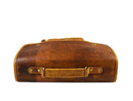 Fresno Leather Portfolio Bag - Caramel Brown