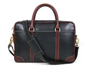 Reeds Leather Office Bag -  Raven Black