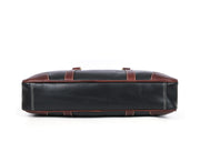 Reeds Leather Office Bag -  Raven Black
