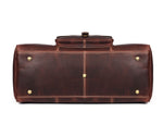 Dorval Leather Travel Bag - Walnut Brown