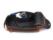 Winston Leather Toiletry Bag – Durable & Stylish Travel Case