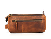 Winston Leather Toiletry Bag – Durable & Stylish Travel Case