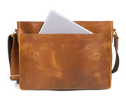 Hudson Leather Messenger Bag - Desert Tan