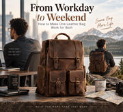 From Workday to Weekend: How to Make One Leather Bag Work for Both