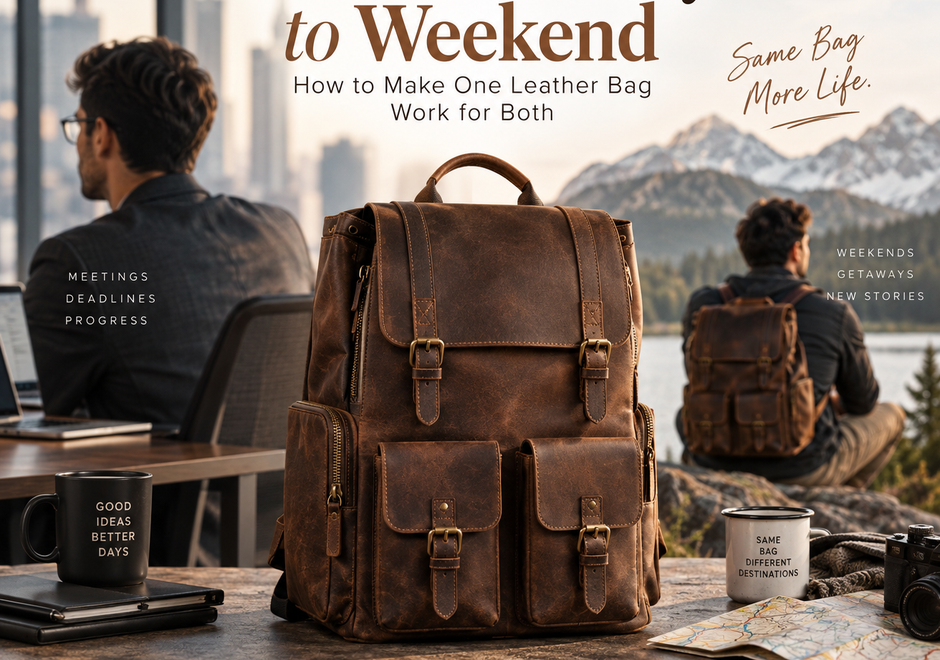 From Workday to Weekend: How to Make One Leather Bag Work for Both