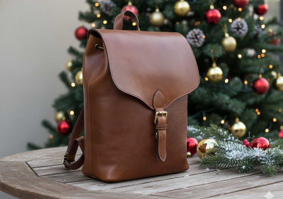 The Perfect Christmas & New Year Gift — Premium Leather Backpacks by Tolredo
