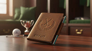 Track Every Swing in Style: Inside the Premium Leather Golf Logbook