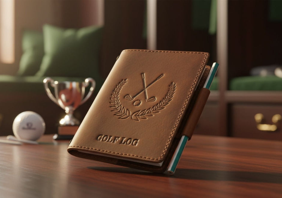 Track Every Swing in Style: Inside the Premium Leather Golf Logbook