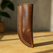 Leather Skillet Handle Covers (Set of 2) – Heat-Resistant & Handmade