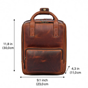 Tolredo Richmond City Leather Backpack – Unisex & Handcrafted