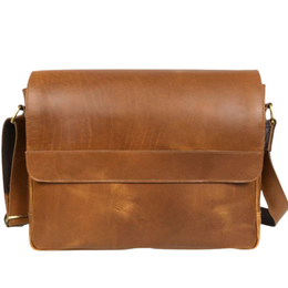Hudson Leather Messenger Bag - Desert Tan