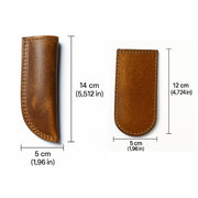 Leather Skillet Handle Covers (Set of 2) – Heat-Resistant & Handmade