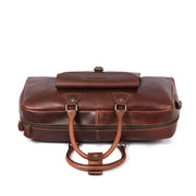 Voyager Leather Duffle – Premium Cowhide Travel Style