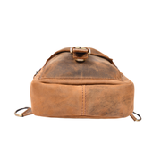 Vintage Leather Sling Bag | Hunter Tan