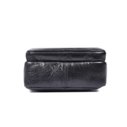 Handcrafted Genuine Leather Crossbody Sling Bag – Midnight Onyx Edition