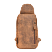 Vintage Leather Sling Bag | Hunter Tan