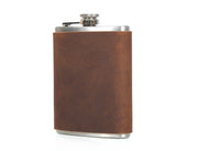 Leather Wine Flask Cover
