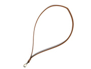Genuine Top-Grain Leather Lanyard – Vintage Brass Clip
