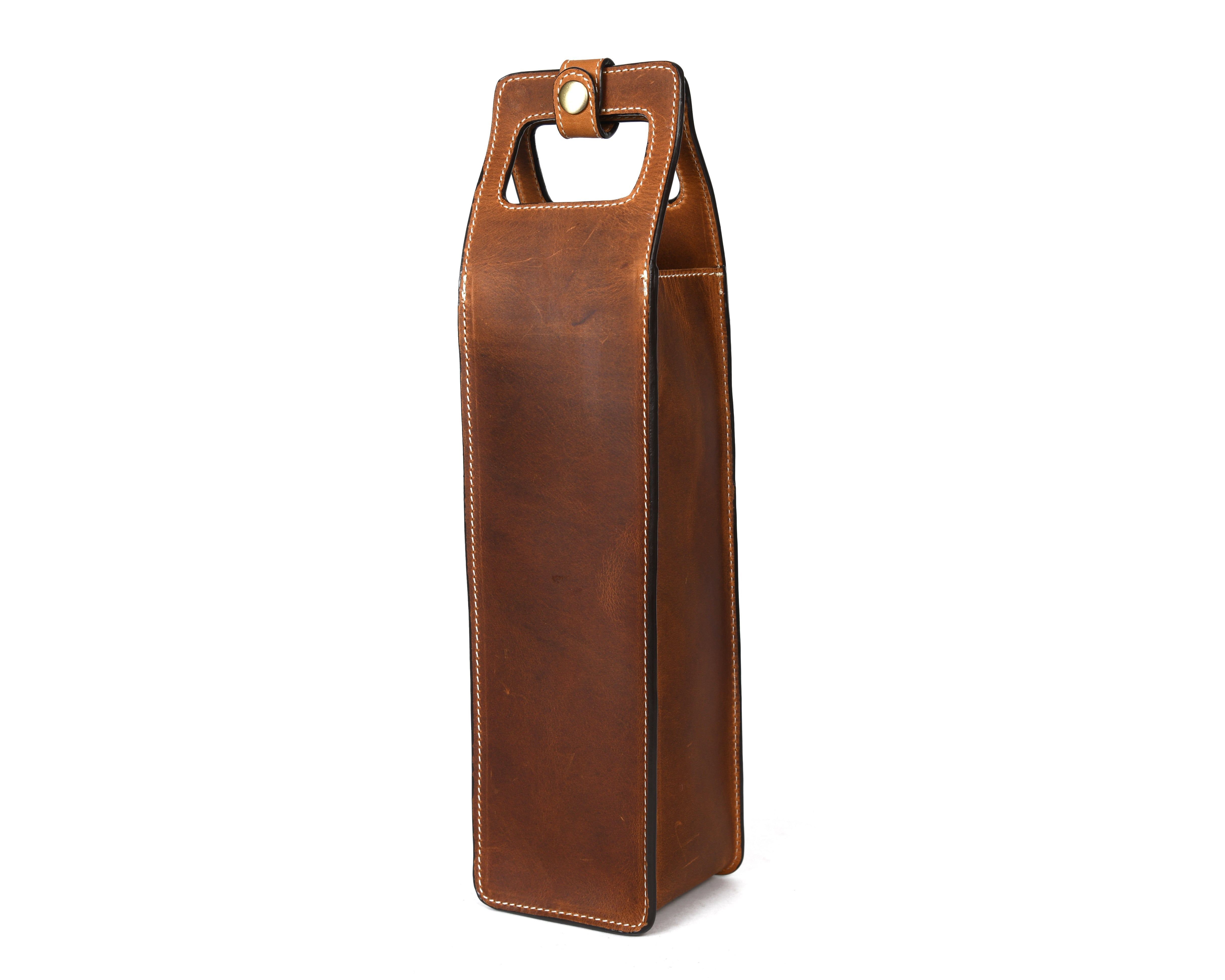 Leather Wine Caddy