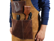 Leather Suede Apron - ( AP - 18 )